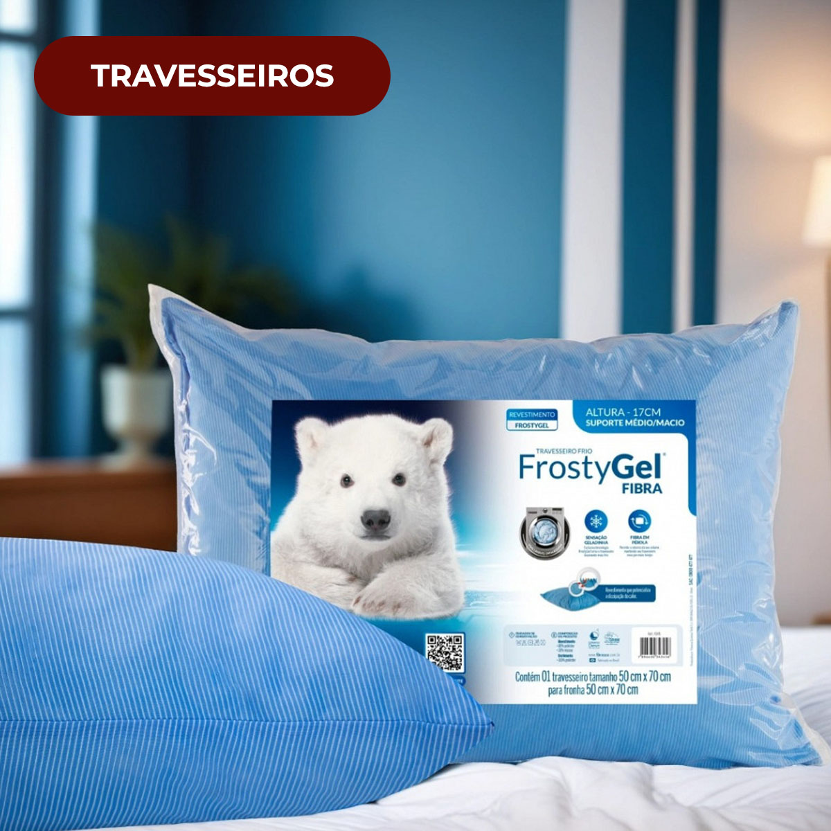 Travesseiros da Edcasa Colchões